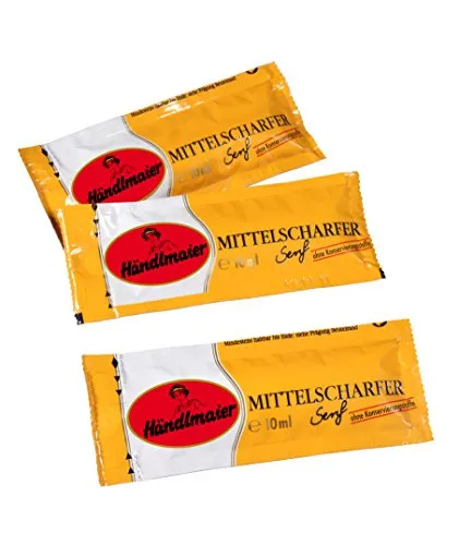 Händlmaier Senf Mittelscharf 200 Beutel x 10ml