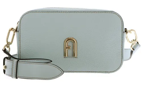 Furla Primula Umhängetasche aus Leder, 20 cm, grün - Handtaschen: Stilvolle Umhängetasche aus hochwertigem Leder, perfekt für jeden Anlass und mit praktischem Design.