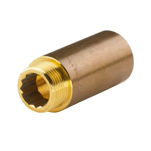 Messing Gewinde-Fitting Hahnverlängerung IG/AG 3/4
