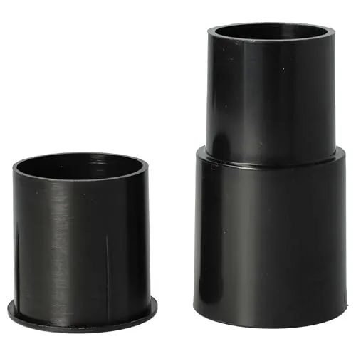 vhbw 2x Staubsauger Adapter kompatibel mit Staubsaugerdüsen, Staubsaugerrohr/Handgriff mit 32 und 35 mm Anschluss - schwarz, Kunststoff