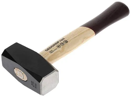 GEDORE red Fäustel 1500 g - Hochwertiger Hammer mit bruchfestem Eschenstiel, geschmiedet und ideal für professionelle Anwendungen