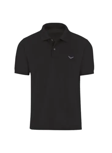 TRIGEMA Poloshirt DELUXE Piqué Herren XXL schwarz von Trigema