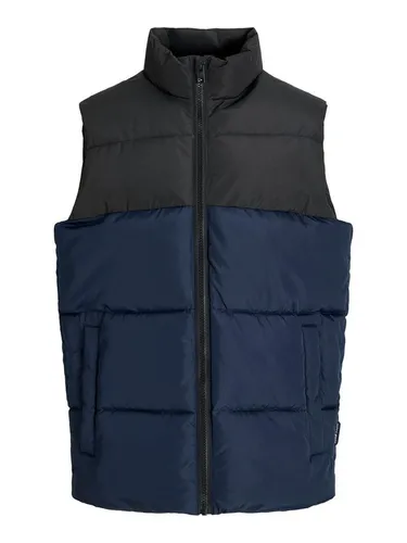 Jack & Jones Junior Steppweste JJMAZE BODYWARMER COLLAR JNR in blau von Jack & Jones