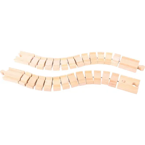 Bigjigs Hölzerne Schienen flexibel (BJT164)