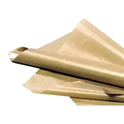 Gastronoble Matfer ECOPAP Backpapier 53 x 33cm - Nudelhölzer - Wiederverwendbares, ungebleichtes braunes Backpapier, beidseitig antihaftbeschichtet für müheloses Backen.