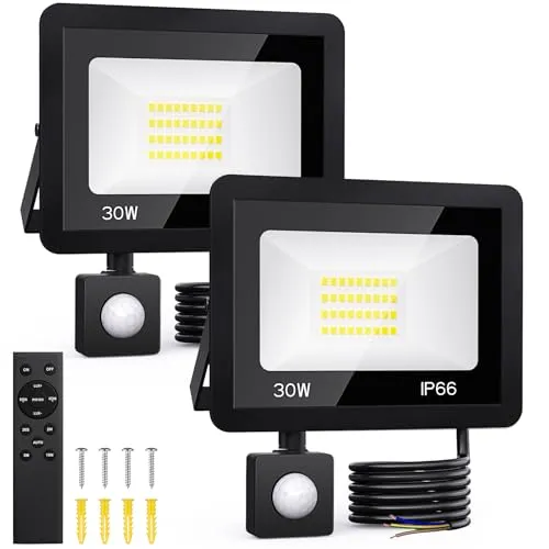 Produktbild 30W LED Strahler mit Bewegungsmelder