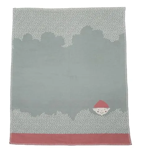David Fussenegger Babydecke Lena mit Stick 'Elf' 75 x 100 cm Hellgrün - Kuschelige Babydecke aus 100% Baumwolle, ca. 75 x 100 cm, ideal für die sanfte Pflege Ihres Babys. Waschbar bei 40° und in umweltfreundlicher Qualität hergestellt.