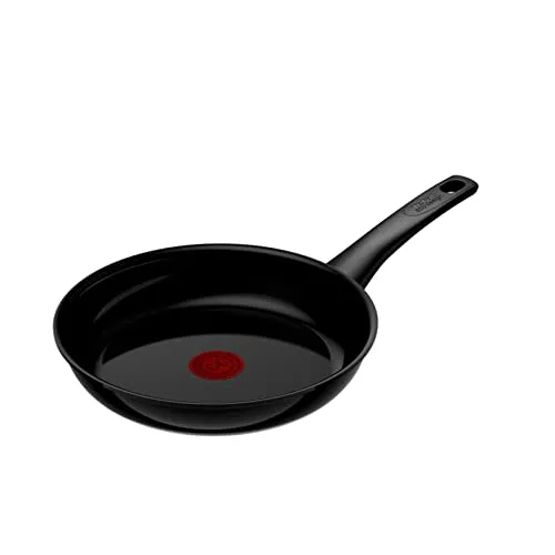Renew ON Black Frypan 24 cm - 24 cm Pfanne mit langlebiger keramischer Antihaftbeschichtung, ideal für gesunde Mahlzeiten und einfache Reinigung. Umweltfreundlich aus 100% recyceltem Aluminium, perfekt für jede Kochstelle!