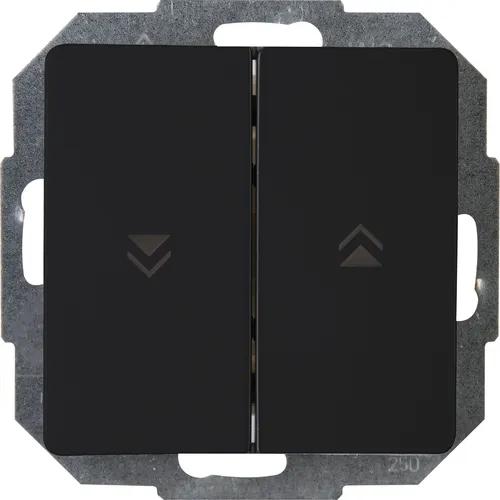 Kopp Paris schwarz matt Schalterprogramm Rahmen, Schalter, Steckdosen, etc.