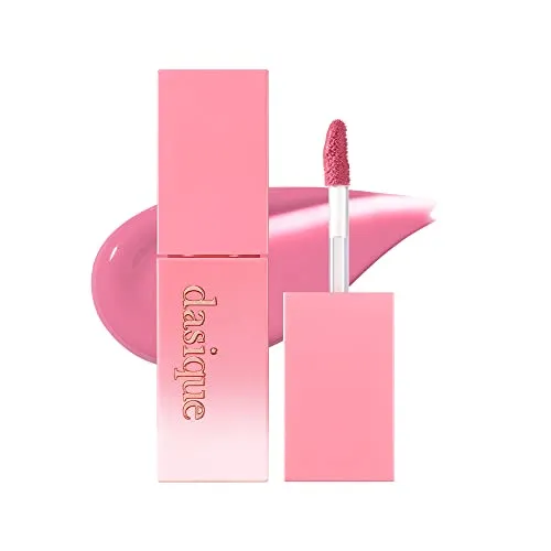 Produktbild dasique Juicy Dewy Tint (10 Berry Choux) | Langlebiger, glänzender Lippenfleck, nicht klebend | Vegan, tierversuchsfrei