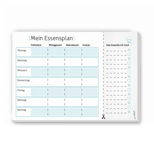 Notiz-Block Mein Essensplaner I dv_257 I DIN A4 I 50 Blatt 1