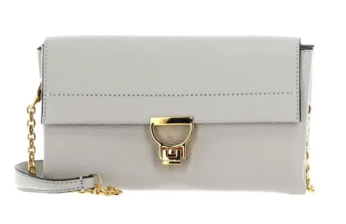 COCCINELLE Umhängetasche Arlettis grau - Elegante Umhängetasche aus 100% Rindsleder, ideal für den Alltag. Mit kompakten Maßen von 22x13x6 cm bietet sie ausreichend Platz für Ihre Essentials und überzeugt durch ihr zeitloses Design.