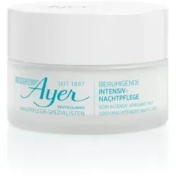 Ayer Special Beruhigende Intensiv-Nachtpflege 50 ml - Nachtpflege für empfindliche Haut, die über Nacht beruhigt, nährt und den Hautschutz stärkt. Ideal bei Hautreizungen und als Massage-Creme.
