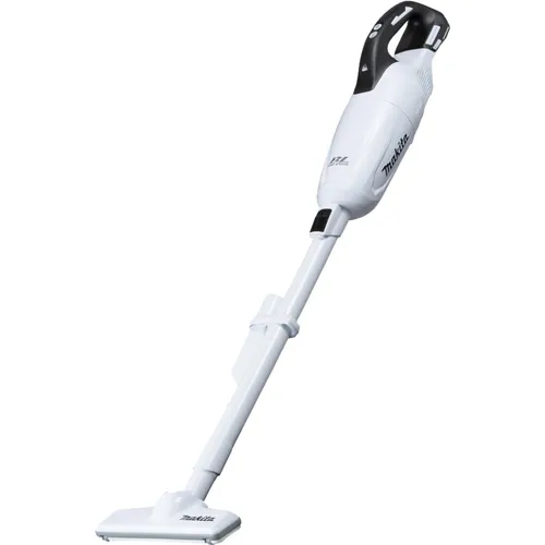 Makita DCL 281 FSF1W Akku Staubsauger 18 V - Bodenstaubsauger mit bürstenlosem Motor für hohe Saugkraft und lange Lebensdauer, ideal für Werkstatt und Auto, inklusive Akku und Ladegerät.