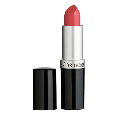 benecos Natural Lipstick peach - Pflege und Farbe für Ihre Lippen - Lippenstifte aus kontrolliert biologischem Anbau, angereichert mit Rizinusöl und Jojobaöl für geschmeidige Lippen.
