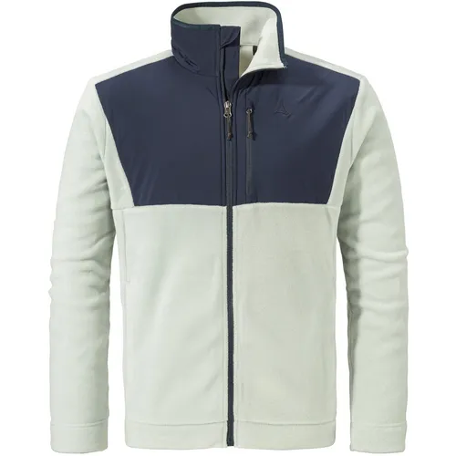Schöffel Herren Style Gregale Fleece Jacke XXL in Grün - Funktionsjacke aus wärmendem und schnell trocknendem Material, perfekt für vielseitige Outdoor-Aktivitäten.
