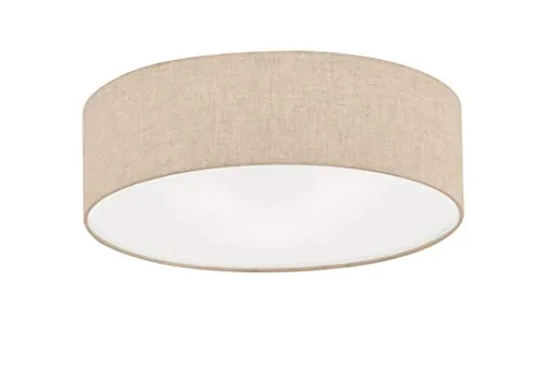 Lindby Deckenlampe Sebatin 40 cm - Elegante weiße Stofflampe - Lampen, stilvolle Deckenlampe mit dimmbarer Funktion für individuelles Licht, ideal für Wohn- und Schlafzimmer.