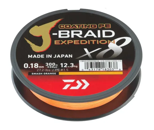 Daiwa J-Braid Expedition X8E 0.20mm 300m von DAIWA