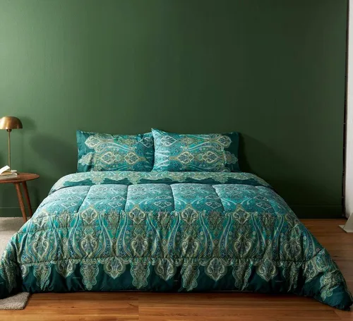 Bassetti Bettwäsche Ragusa V1 155 x 220 cm in grün von Bassetti