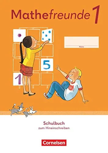 Mathefreunde - Allgemeine Ausgabe 2022 - 1. Schuljahr - Mathematik Schulbücher mit Hineinschreiboption, Kartonbeilagen und interaktivem 
