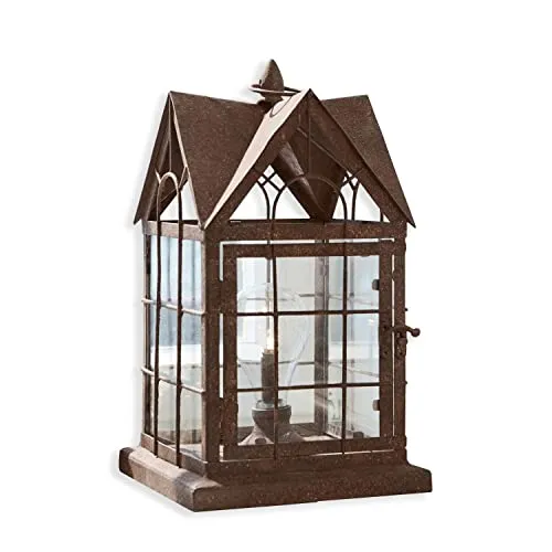 Loberon Laterne Manor House in braun von LOBERON