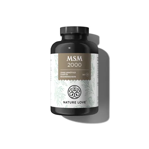 MSM mit Vitamin C 365 Tabletten von Nature Love