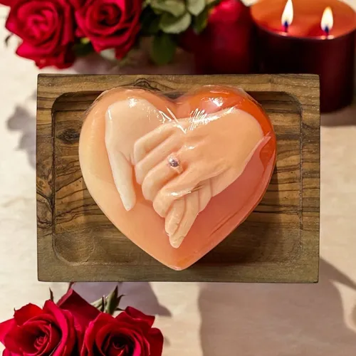 Nesbel handgemachte Glycerin Seife Duschseife Tulpe 100 g