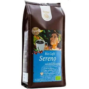 GEPA Kaffee Sereno, entkoffeiniert, BIO, gemahlener Kaffee, 100% Arabica, 250 g