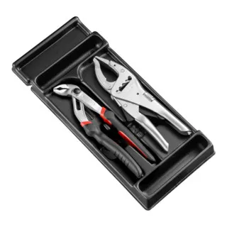 FACOM Modul mit 2 Zangen, MOD.PR9 - Seitenschneider-Set mit verstellbarer Zange und Gripzange, handbetrieben für präzise Arbeiten, ideal für Profis und Hobbyhandwerker.