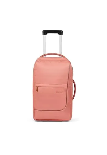 Satch Trolley satch Flow Pure S Trolley mit 2 Rollen in orange von satch