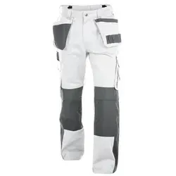 Dassy Arbeitshose weiß 62 - Hochwertige Arbeits- & Schutzkleidung aus 100% Baumwolle, Größe 62, bietet hohen Tragekomfort und ideale Bewegungsfreiheit bei der Arbeit.