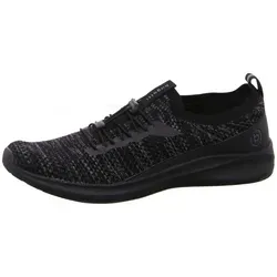 Bugatti Takka Herrenschuhe Sneaker low Schwarz, Schuhgröße: 43 EU - Schnürer mit elastischem Obermaterial und Webeffekt, ideal für aktive Tage - leicht und flexibel für optimalen Tragekomfort.