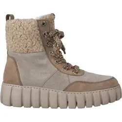 Gabor Damen Schnürstiefeletten - Chukka Boots aus hochwertigem Rauleder, flacher Absatz und bequemes Weblamm-Innenfutter, ideal für den Übergang