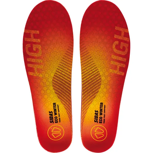 Sidas 3FEET ECO Winter High orange (009) XL - Sohlen und Zubehör für Outdoor Schuhe – perfekte Unterstützung für hohe Fußgewölbe, umweltfreundlich und ideal für Skifahrer und Snowboarder mit hervorragender Wärmeisolierung.