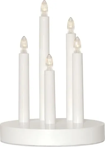 Star LED-Fensterleuchter 5-flammig, weiß 139-02