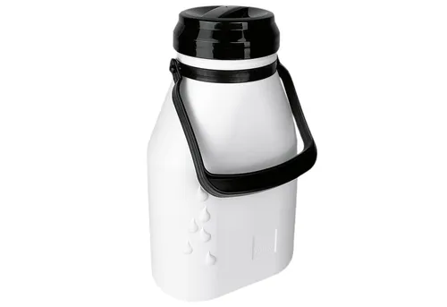 Praktische Milchkanne mit Schraubdeckel