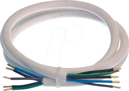 as-Schwabe Aderendhülsen Kabel Herdanschluss 1,5 m weiß, 1 St.