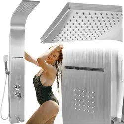 Duschpaneel mit Hydromassage und Regendusche
