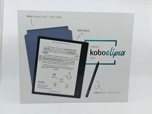 Kobo Elipsa Pack: eReader mit 10,3-Zoll-Touchscreen in schwarz von Kobo