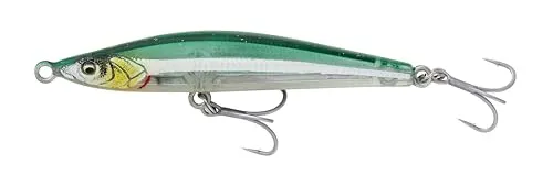 Savage Gear Gravity Bleistift Slim - Lipped Minnow Köder für Salzwasser & Süßwasser - Seebarsch, Makrele & Raubfische - Long-Casting, vibrierende Fall-Aktion, superstarke Haken Pink Ghost 6,5 cm