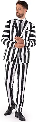 OppoSuits Beetlejuice Partyanzug in weiß von OppoSuits