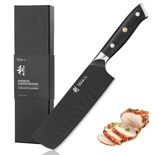 Wakoli Titanium Noir Nakiri Messer 17cm von Wakoli