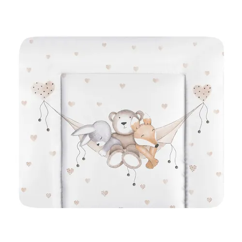 Julius Zöllner Wickelauflage Softy 65x75 - Schlummerbande Design - Wickelauflage in der Größe 65x75 cm mit einem niedlichen Schlummerbande Design, sorgt für Komfort und Sicherheit beim Wickeln Ihres Babys.