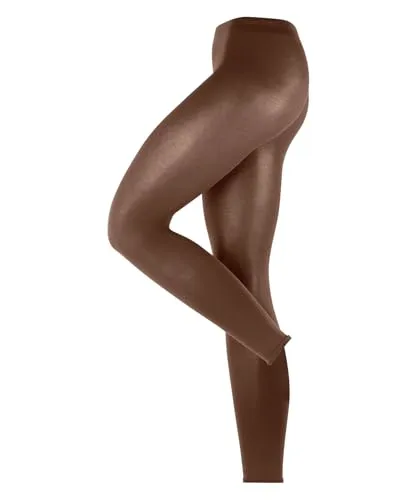 Produktbild ESPRIT Damen Leggings Cotton W Le Baumwolle einfarbig 1 Stück, Braun Rosewood 5225, 38-40
