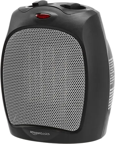 Amazon Basics Keramikheizlüfter DQ075 1800W – Kompakt, Thermostat