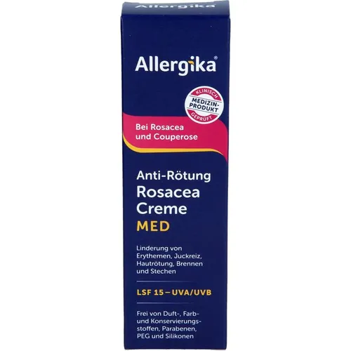 Allergika Anti-Rötung Rosacea Creme Med