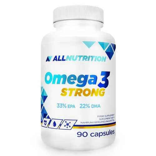 ALL NUTRITION® OMEGA 3 STRONG 90 Kapseln FISCHÖL + extra BONUS