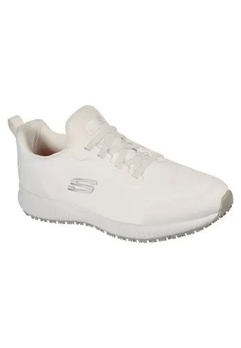 Skechers Squad SR Myton Weiß WHT EU 48,5 - Bequemer Arbeitssneaker - Sneaker mit rutschhemmender Gummisohle, ideal für den Einsatz bei der Arbeit. Der Relaxed Fit Design sorgt für maximalen Komfort, während die Memory Foam Einlegesohle für optimale Dämpfung sorgt.