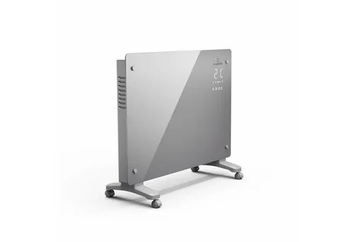 Klarstein Bansin Crystal Smart Konvektorheizung 1500 W – Energieeffizient und App-gesteuert - Elektroheizkörper mit 1500 W, ideal für effiziente Wärme ohne CO2-Emissionen. Wandmontage oder freistehend, inklusive App-Steuerung und energiesparenden Modi.