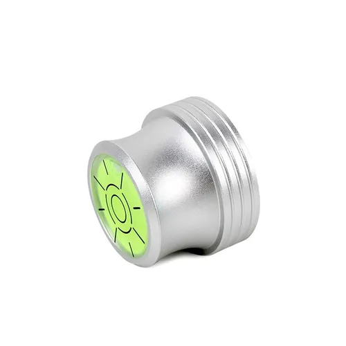 Record Adapter 45RPM mit integrierter Wasserwaage Single Puck für Schallplatten
